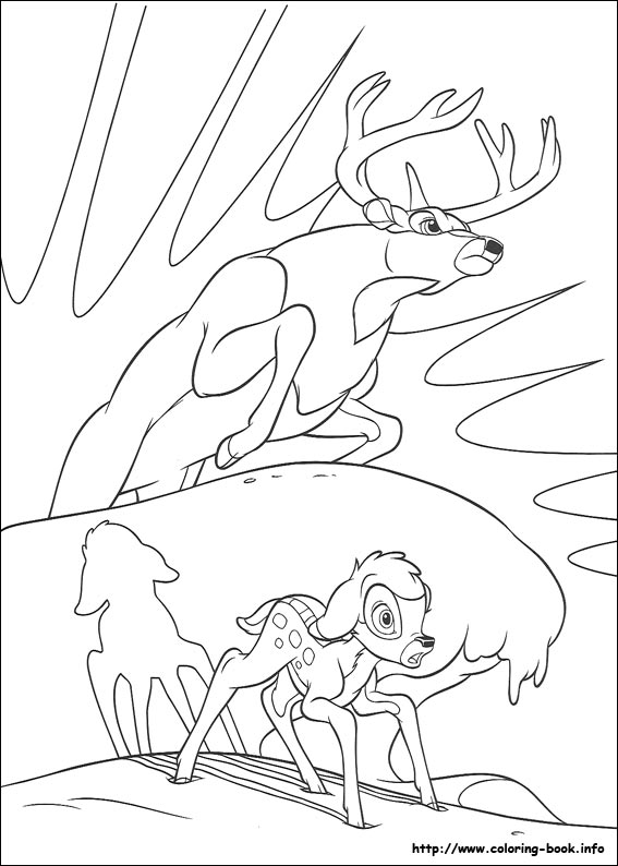 Bambi 2 coloring picture